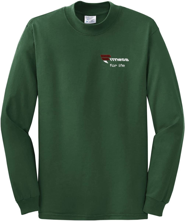 A long sleeve t-shirt with the words " remember your life ".